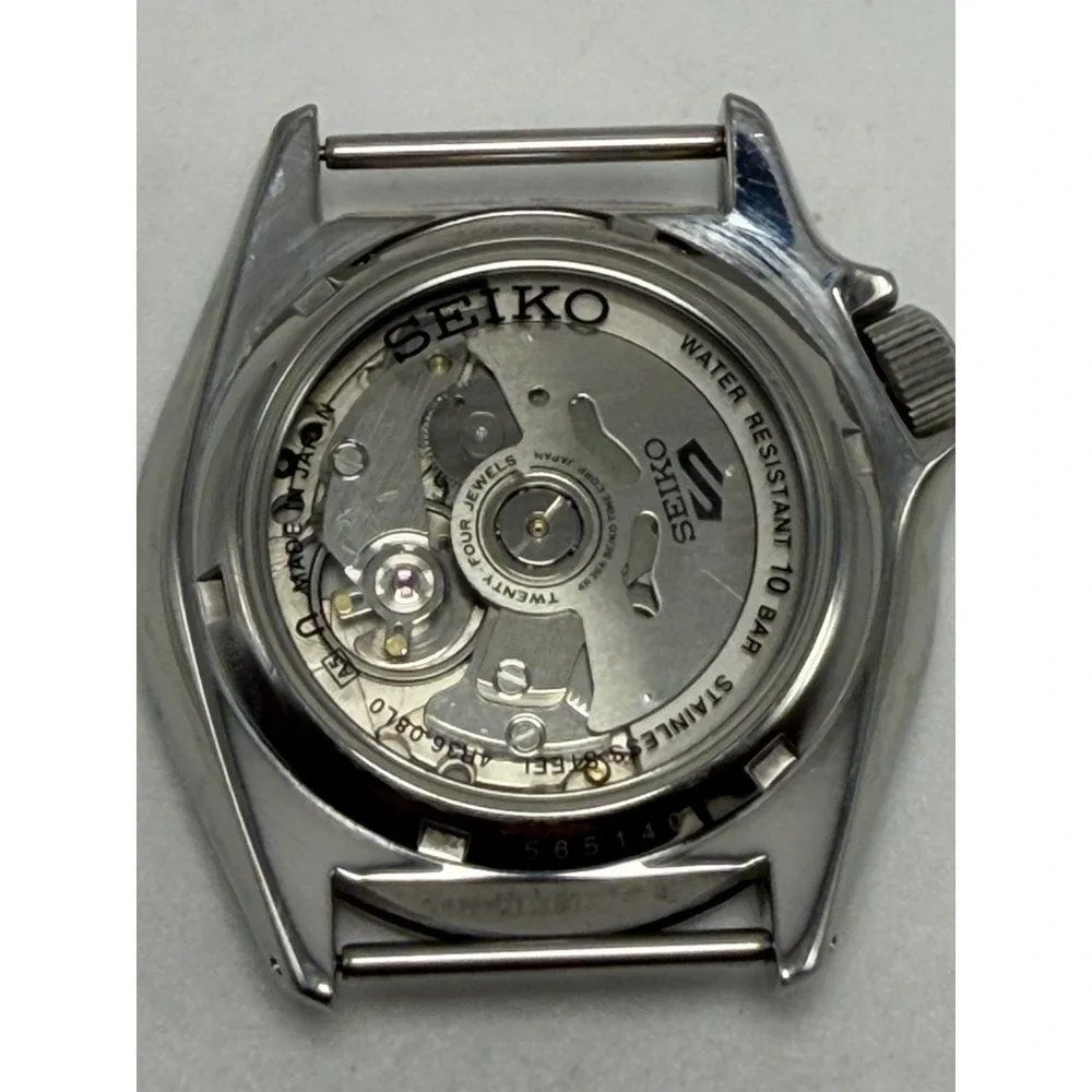 Seiko Green Dial 4R36-08L0 Automatic Mens Working Watch 40MM 9